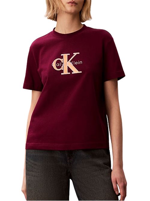 T-shirt logo metallizzato Calvin Klein Jeans | LV047E819G2E5